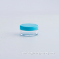 5ml Transparent Cosmetic Cream Jar With Green Cap